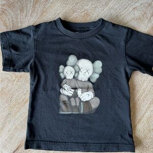 Uniqlo x Kaws Black Graphic Kids T-Shirt